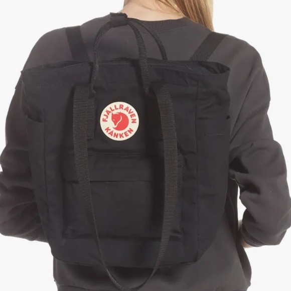 Fjallraven Kanken Tote Backpack - Black - Picture 4 of 4